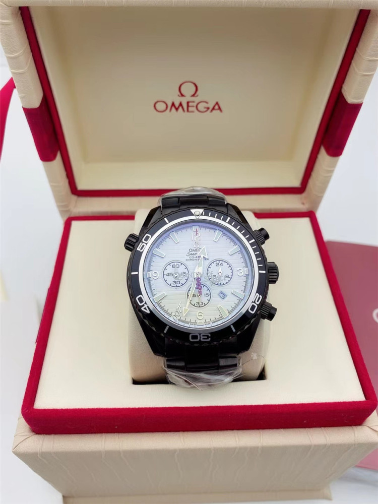Men's Quartz Watch Chronograph 904L Stainless Steel 42mm-OG 78