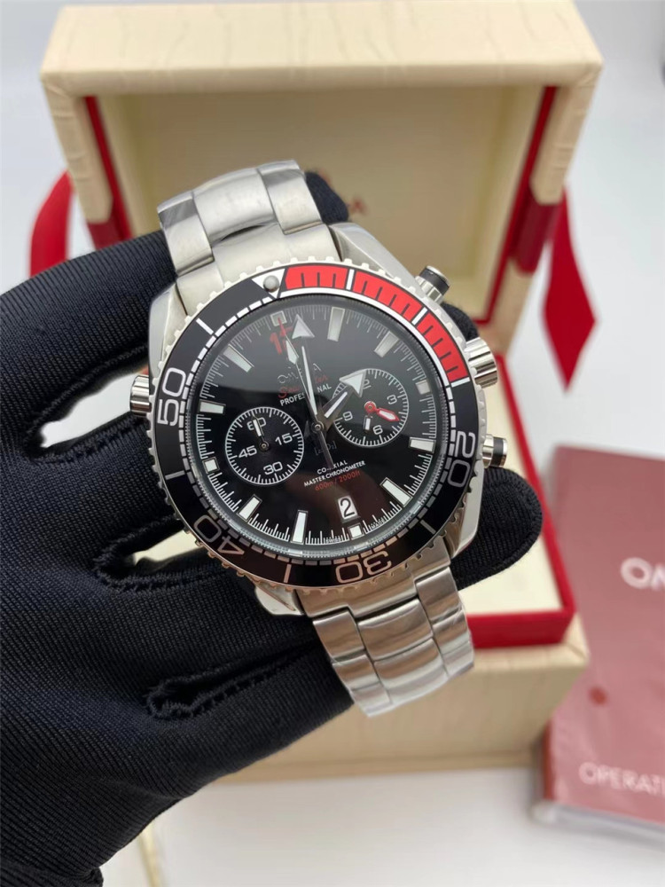 Men's Quartz Watch Chronograph 904L Stainless Steel 42mm-OG 70