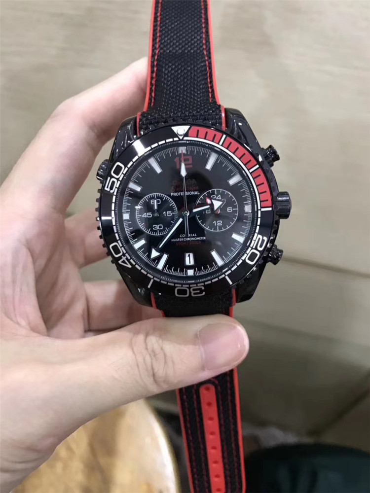 Men's Quartz Watch Chronograph 904L Stainless Steel 42mm-OG 64