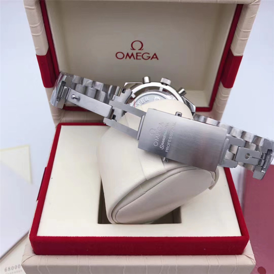 Men's Quartz Watch Chronograph 904L Stainless Steel 44mm-OG 91