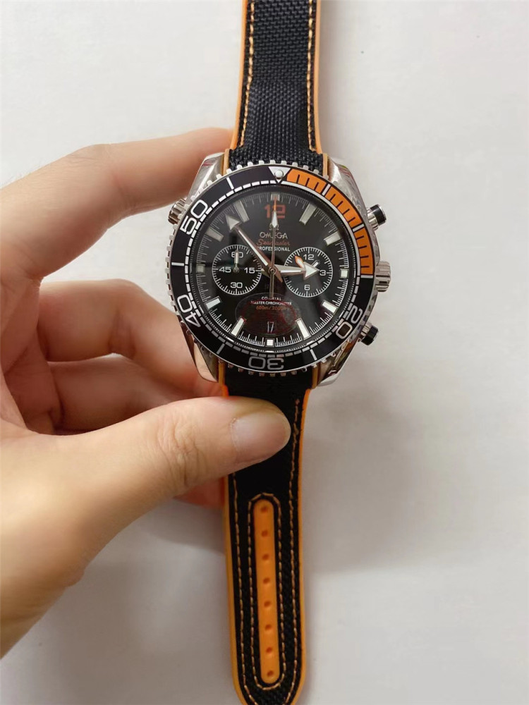 Men's Quartz Watch Chronograph 904L Stainless Steel 42mm-OG 64