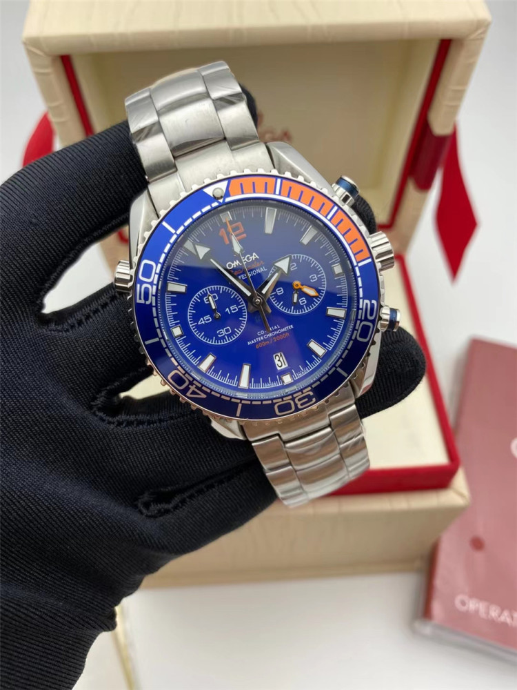 Men's Quartz Watch Chronograph 904L Stainless Steel 42mm-OG 70