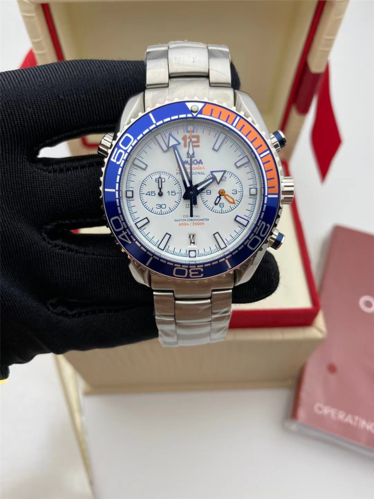Men's Quartz Watch Chronograph 904L Stainless Steel 42mm-OG 70