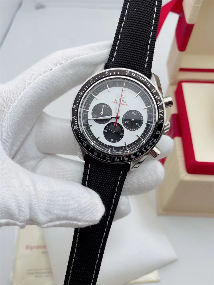 Men's Quartz Watch Chronograph 904L Stainless Steel 42mm-OG 80