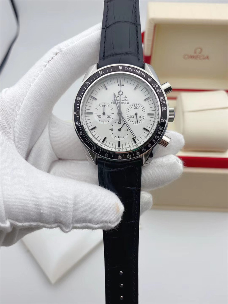 Men's Quartz Watch Chronograph 904L Stainless Steel 42mm-OG 63