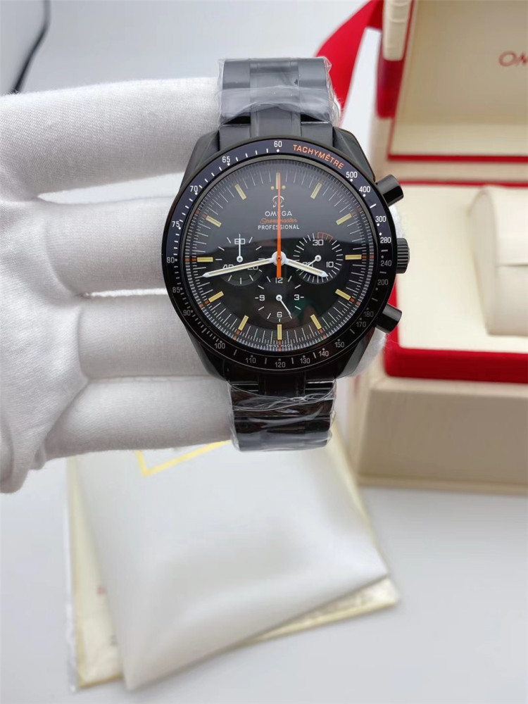 Men's Quartz Watch Chronograph 904L Stainless Steel 42mm-OG 74