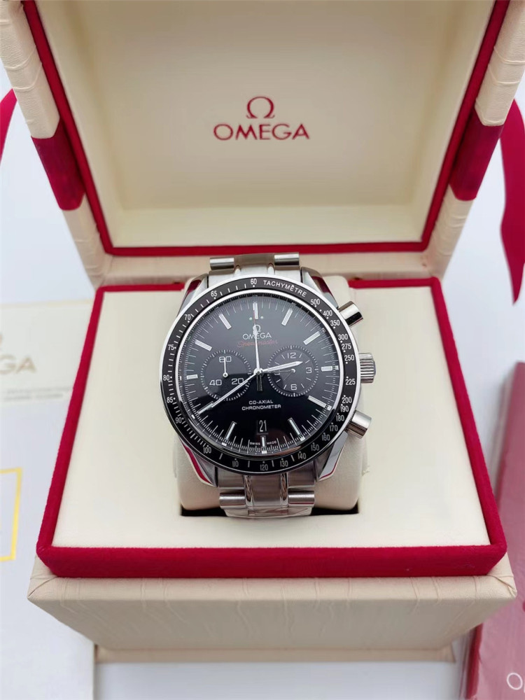Men's Quartz Watch Chronograph 904L Stainless Steel 42mm-OG 65