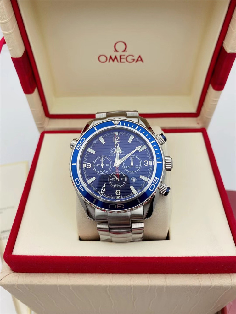 Men's Quartz Watch Chronograph 904L Stainless Steel 42mm-OG 78