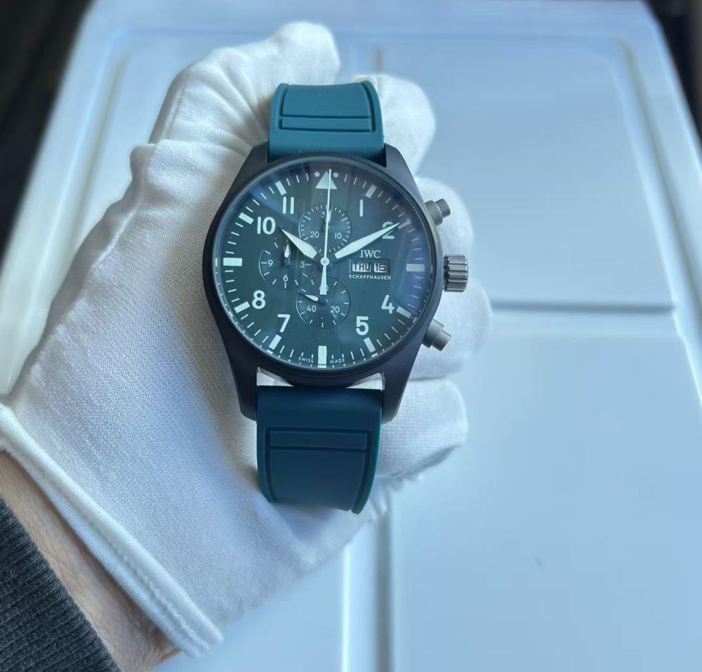 Men's Quartz Watch Chronograph 904L Stainless Steel 43mm-IC92