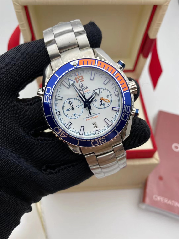 Men's Quartz Watch Chronograph 904L Stainless Steel 42mm-OG 70