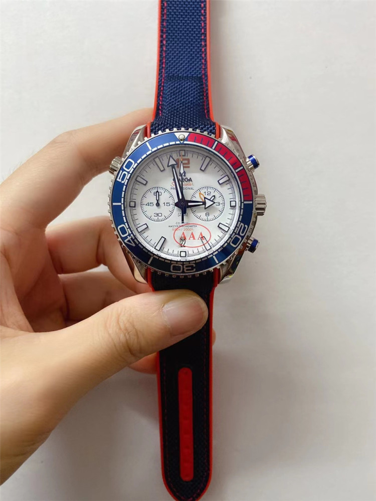 Men's Quartz Watch Chronograph 904L Stainless Steel 42mm-OG 64