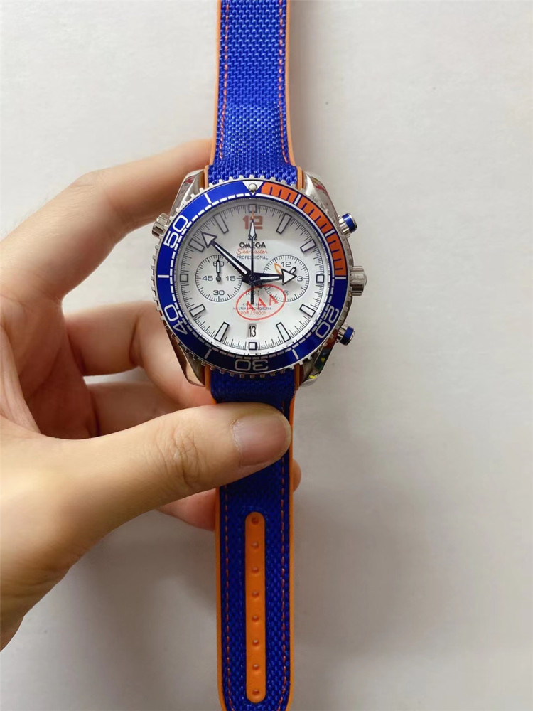 Men's Quartz Watch Chronograph 904L Stainless Steel 42mm-OG 64