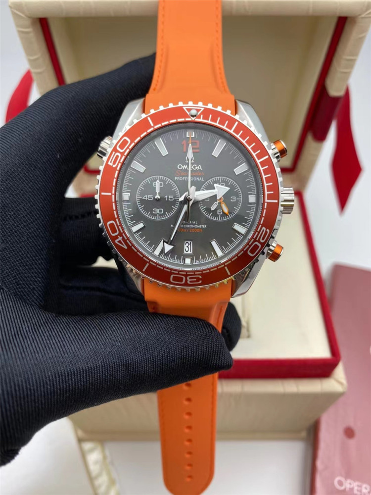 Men's Quartz Watch Chronograph 904L Stainless Steel 42mm-OG 64