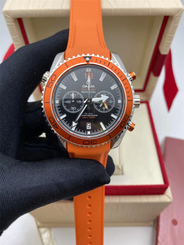 Men's Quartz Watch Chronograph 904L Stainless Steel 42mm-OG 64