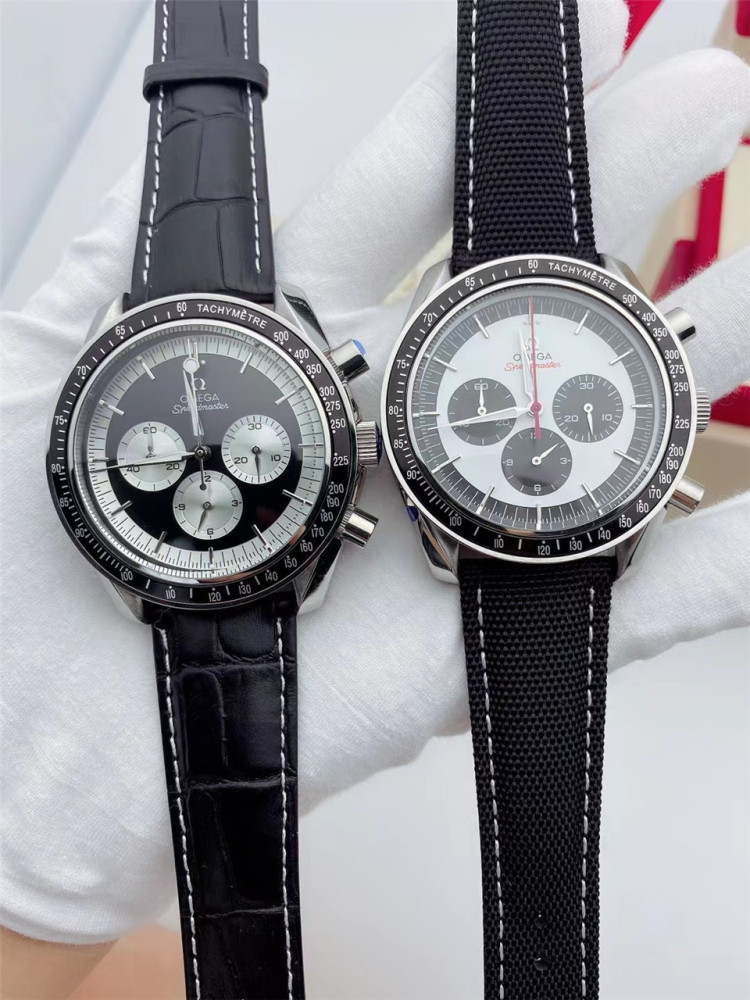 Men's Quartz Watch Chronograph 904L Stainless Steel 42mm-OG 80