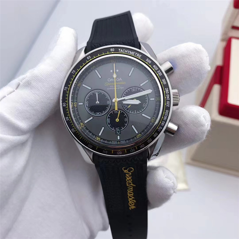 Men's Quartz Watch Chronograph 904L Stainless Steel 42mm-OG 69