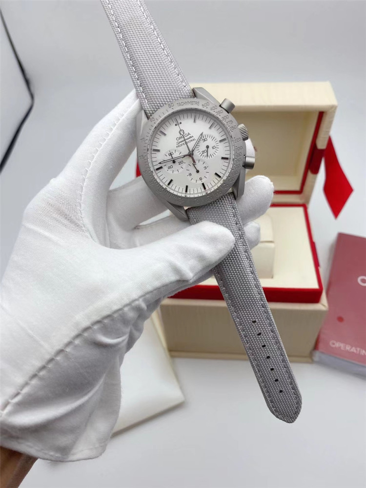 Men's Quartz Watch Chronograph 904L Stainless Steel 42mm-OG 76