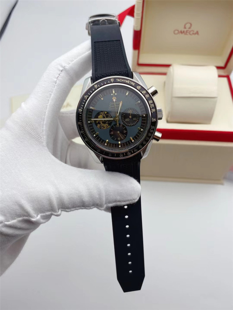 Men's Quartz Watch Chronograph 904L Stainless Steel 42mm-OG 62