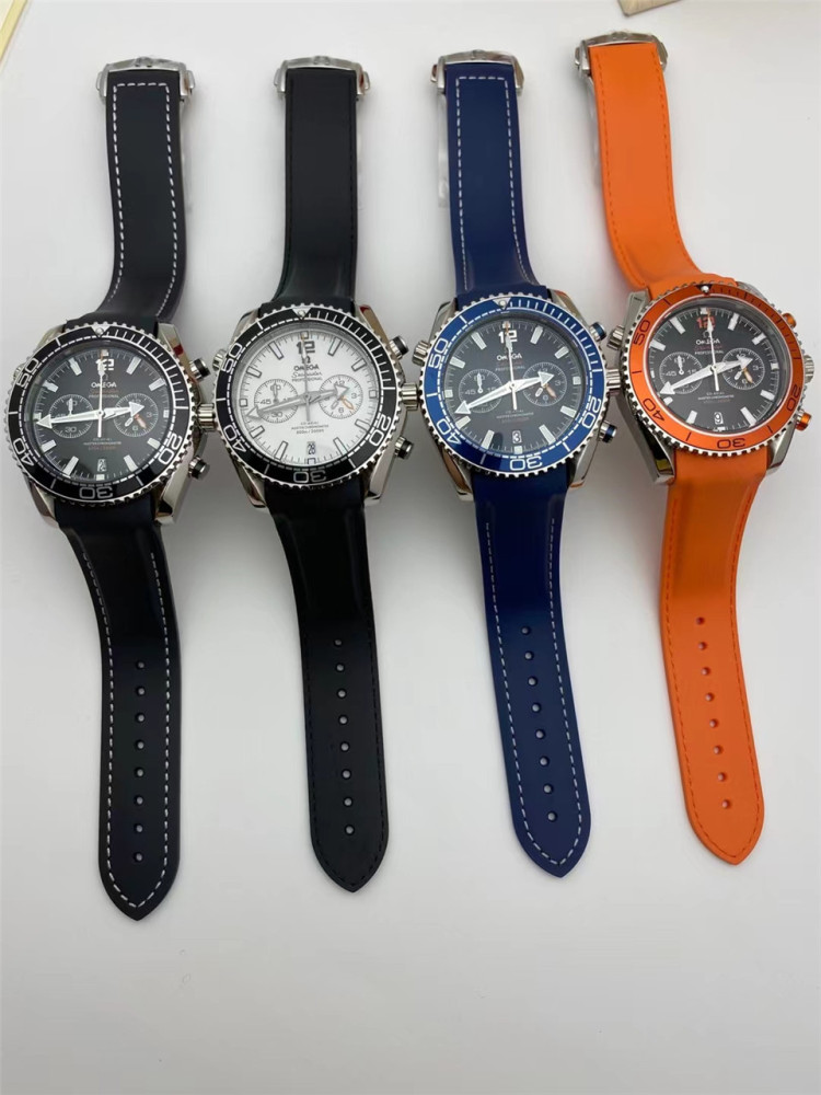 Men's Quartz Watch Chronograph 904L Stainless Steel 42mm-OG 64