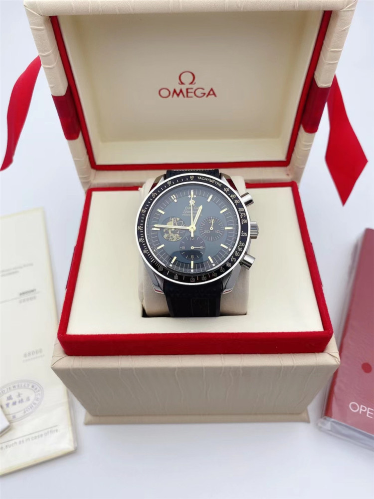 Men's Quartz Watch Chronograph 904L Stainless Steel 42mm-OG 62