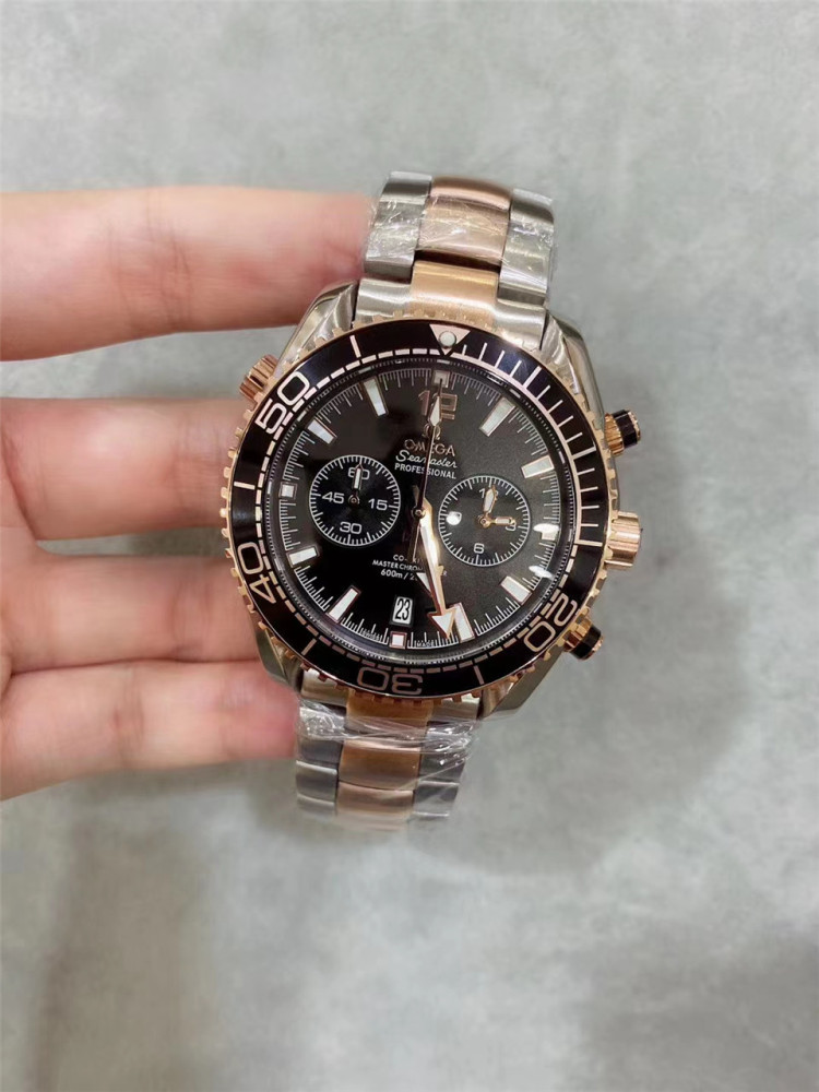 Men's Quartz Watch Chronograph 904L Stainless Steel 42mm-OG 70