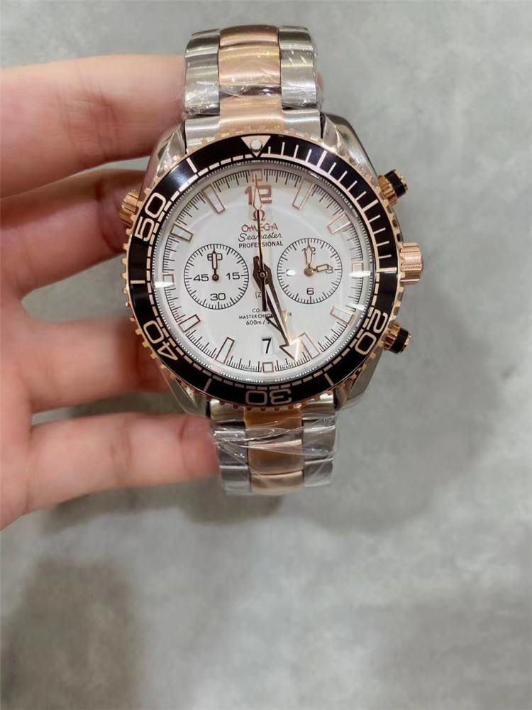 Men's Quartz Watch Chronograph 904L Stainless Steel 42mm-OG 70