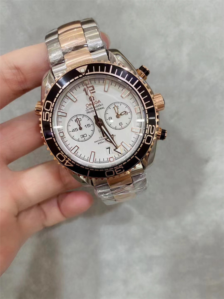 Men's Quartz Watch Chronograph 904L Stainless Steel 42mm-OG 70