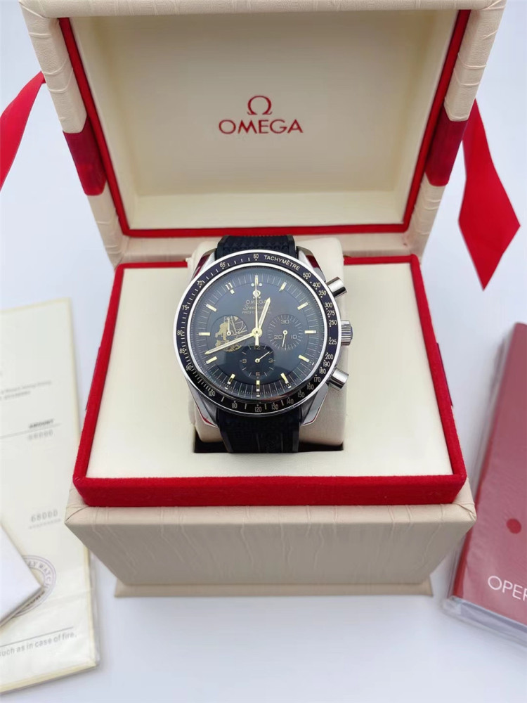 Men's Quartz Watch Chronograph 904L Stainless Steel 42mm-OG 62