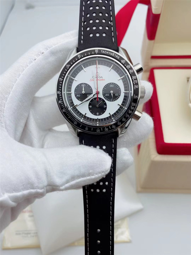 Men's Quartz Watch Chronograph 904L Stainless Steel 42mm-OG 80