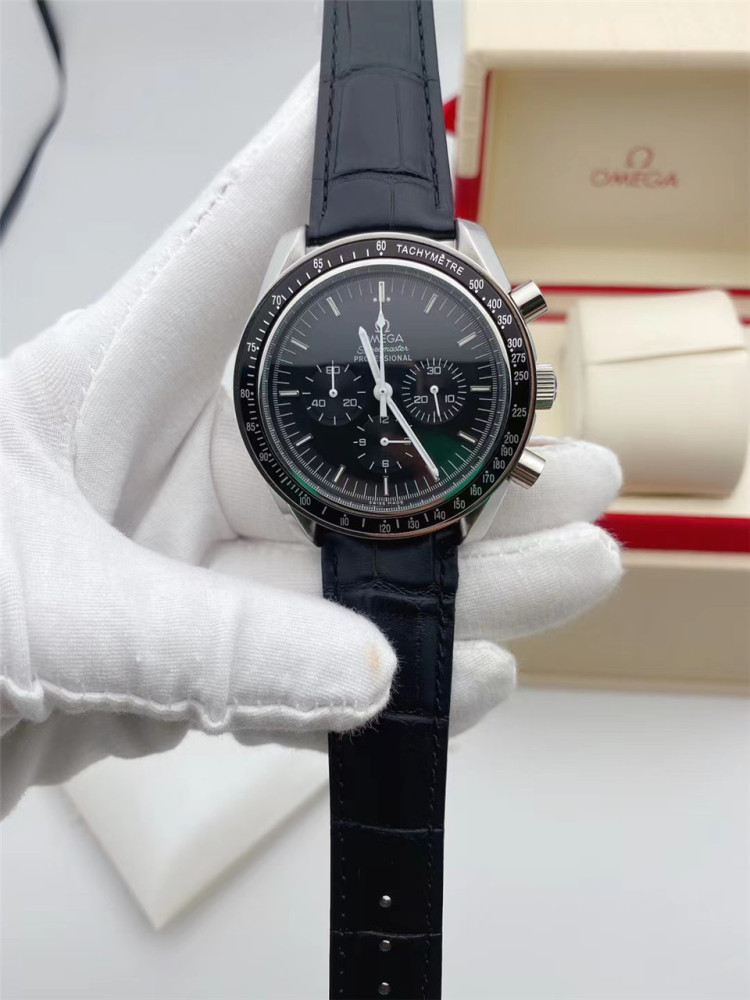 Men's Quartz Watch Chronograph 904L Stainless Steel 42mm-OG 63