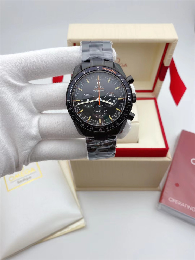 Men's Quartz Watch Chronograph 904L Stainless Steel 42mm-OG 74