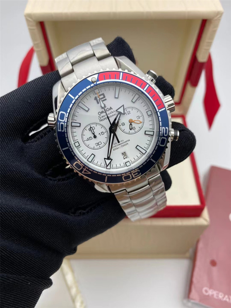 Men's Quartz Watch Chronograph 904L Stainless Steel 42mm-OG 70