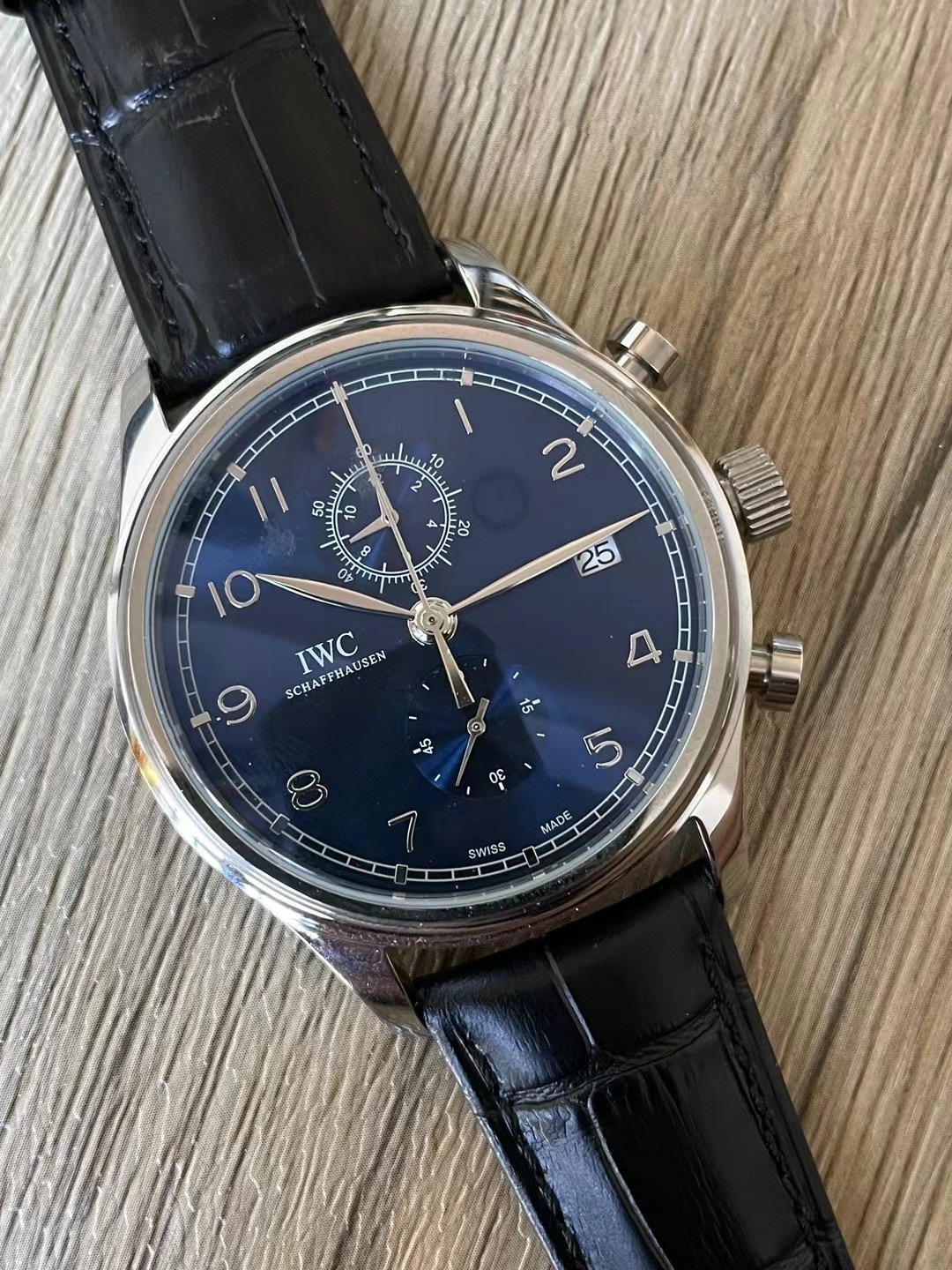 Men's Quartz Watch Chronograph 904L Stainless Steel 42mm-IC69