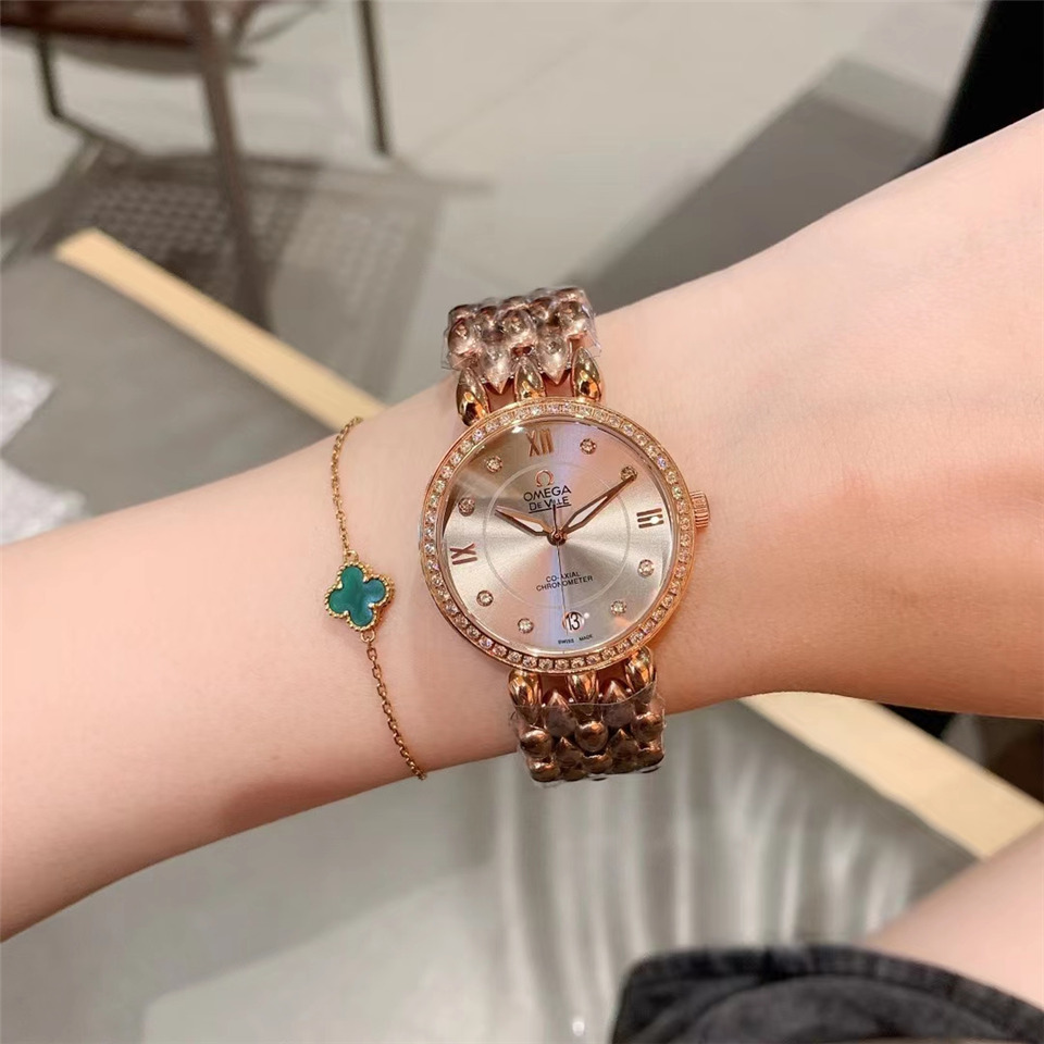 Women's Automatic Mechanical Watch 904L Stainless Steel 33 mm-OG 87