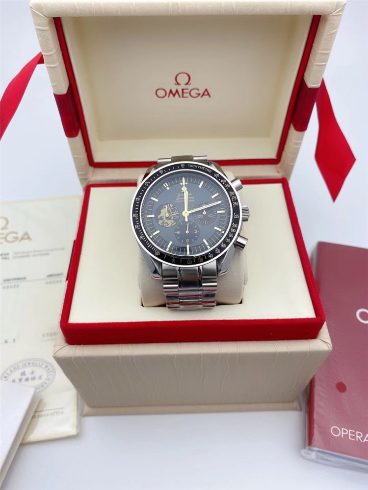 Men's Quartz Watch Chronograph 904L Stainless Steel 42mm-OG 62