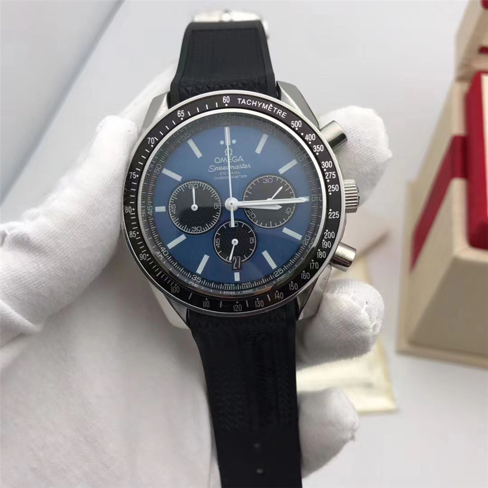 Men's Quartz Watch Chronograph 904L Stainless Steel 42mm-OG 69