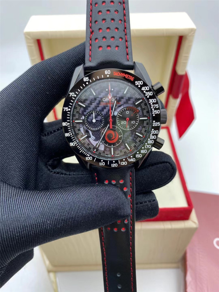 Men's Quartz Watch Chronograph 904L Stainless Steel 43mm-OG 93