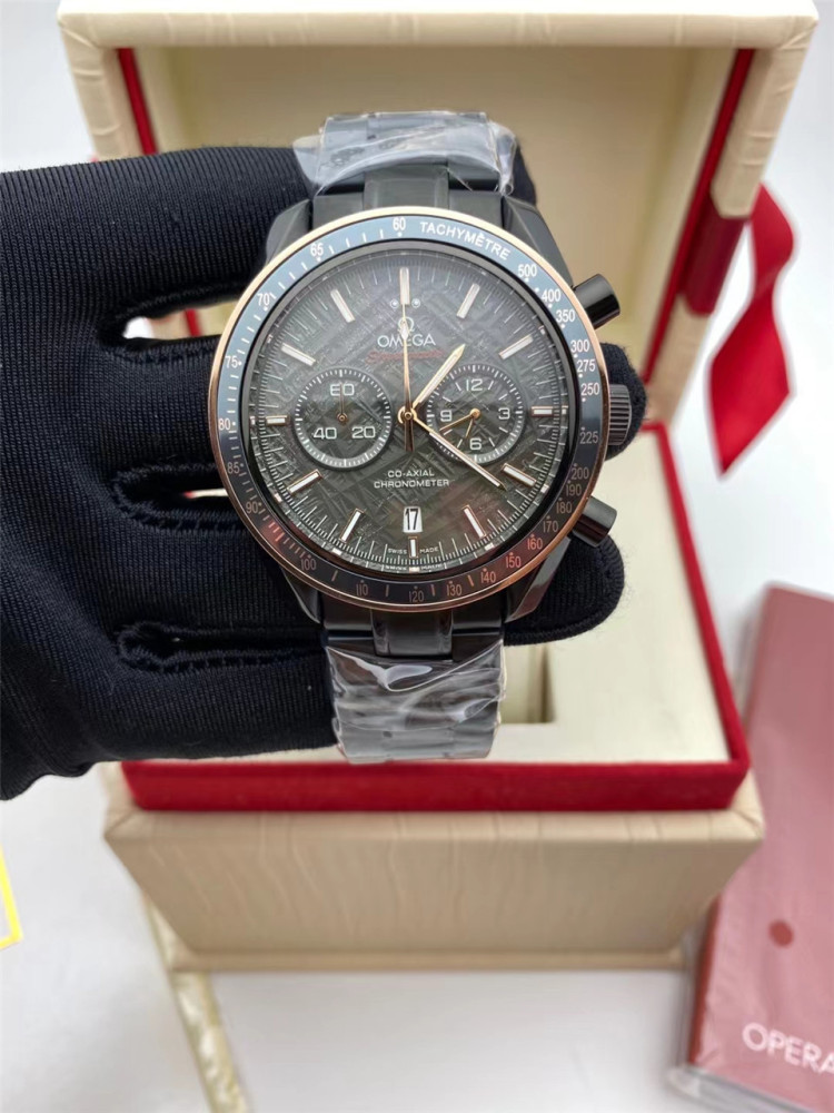 Men's Quartz Watch Chronograph 904L Stainless Steel 43mm-OG 94