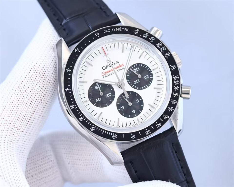 Men's Quartz Watch Chronograph 904L Stainless Steel 43mm-OG 99