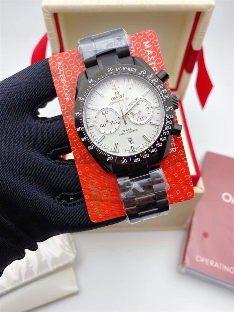 Men's Quartz Watch Chronograph 904L Stainless Steel 44mm-OG 91