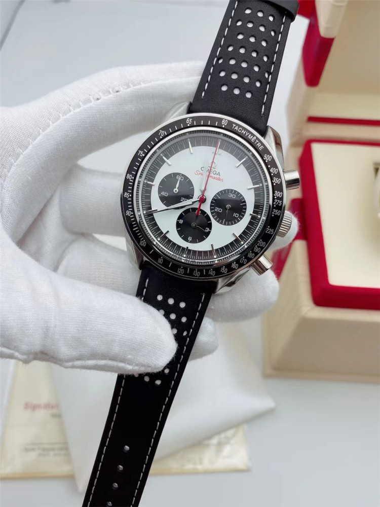 Men's Quartz Watch Chronograph 904L Stainless Steel 42mm-OG 80