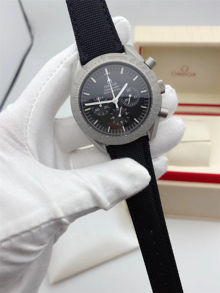 Men's Quartz Watch Chronograph 904L Stainless Steel 42mm-OG 76