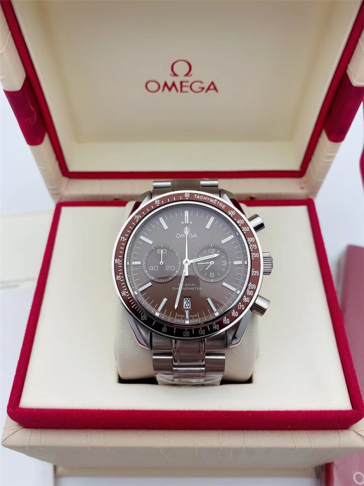 Men's Quartz Watch Chronograph 904L Stainless Steel 42mm-OG 65