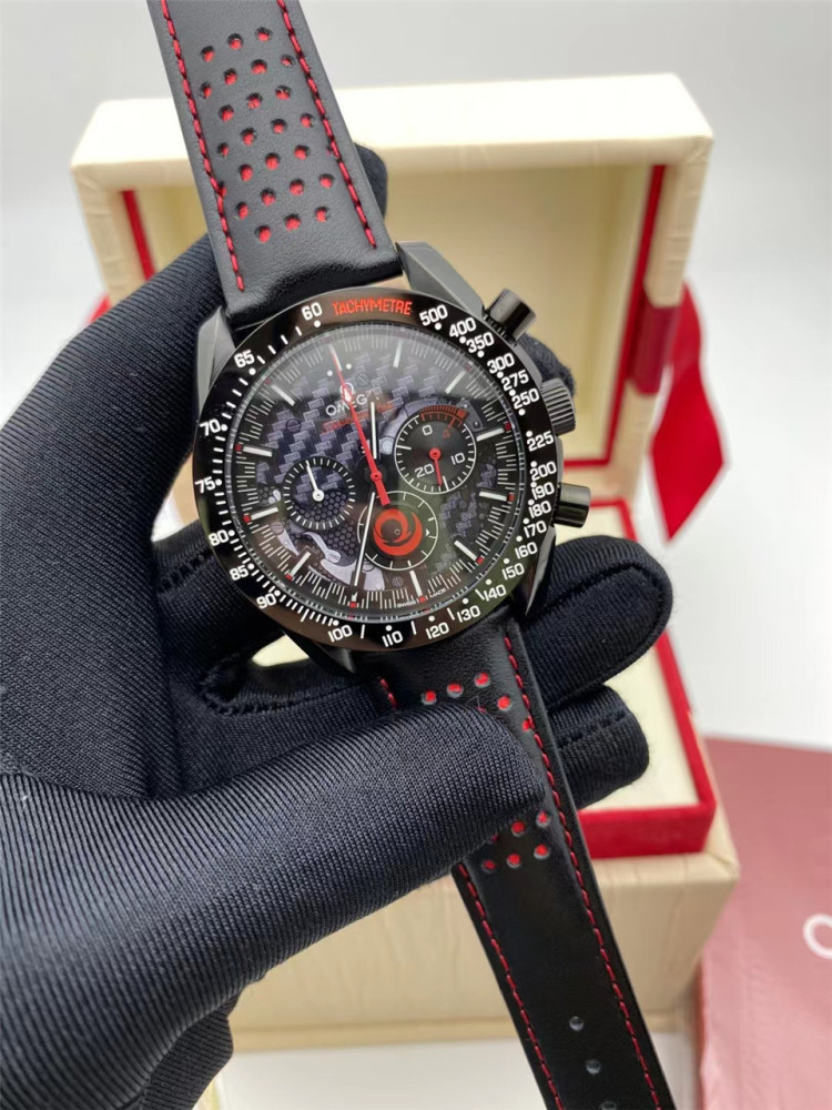 Men's Quartz Watch Chronograph 904L Stainless Steel 43mm-OG 93