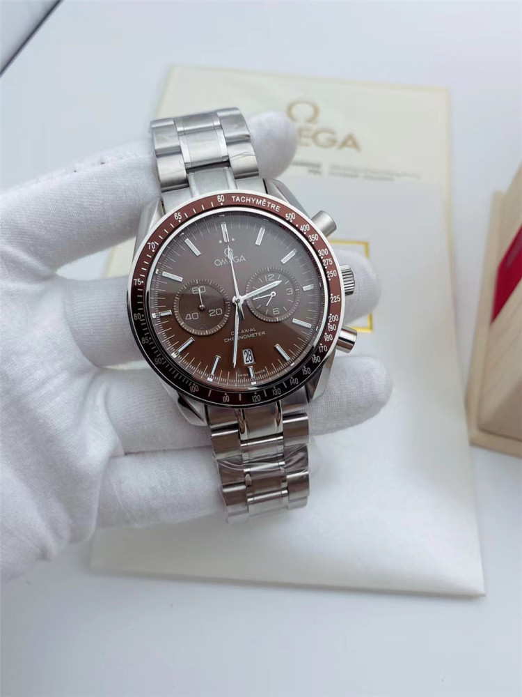 Men's Quartz Watch Chronograph 904L Stainless Steel 42mm-OG 65
