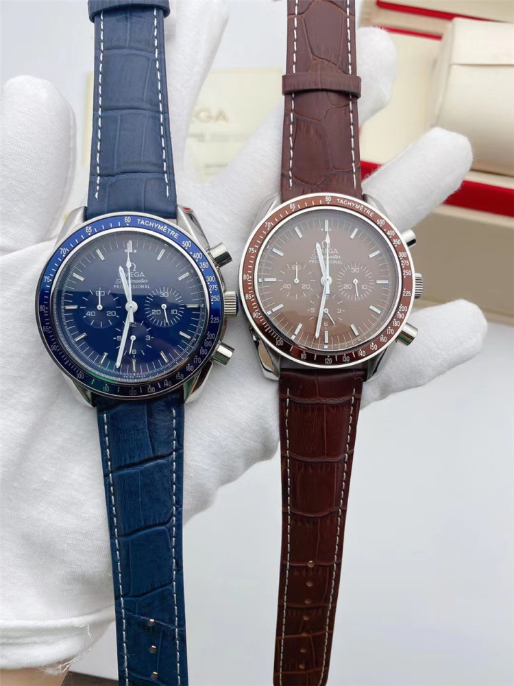 Men's Quartz Watch Chronograph 904L Stainless Steel 42mm-OG 63