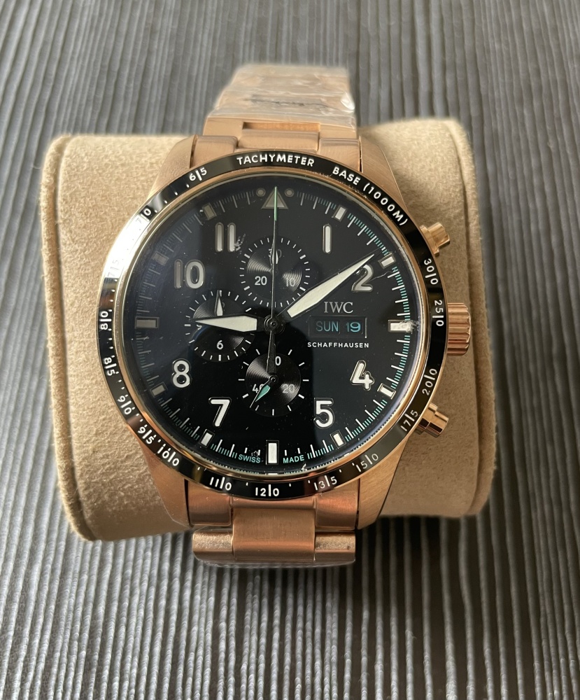 Men's Quartz Watch Chronograph 904L Stainless Steel 43mm-IC89