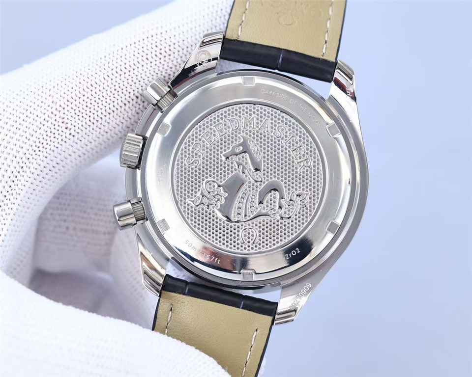 Men's Quartz Watch Chronograph 904L Stainless Steel 43mm-OG 99