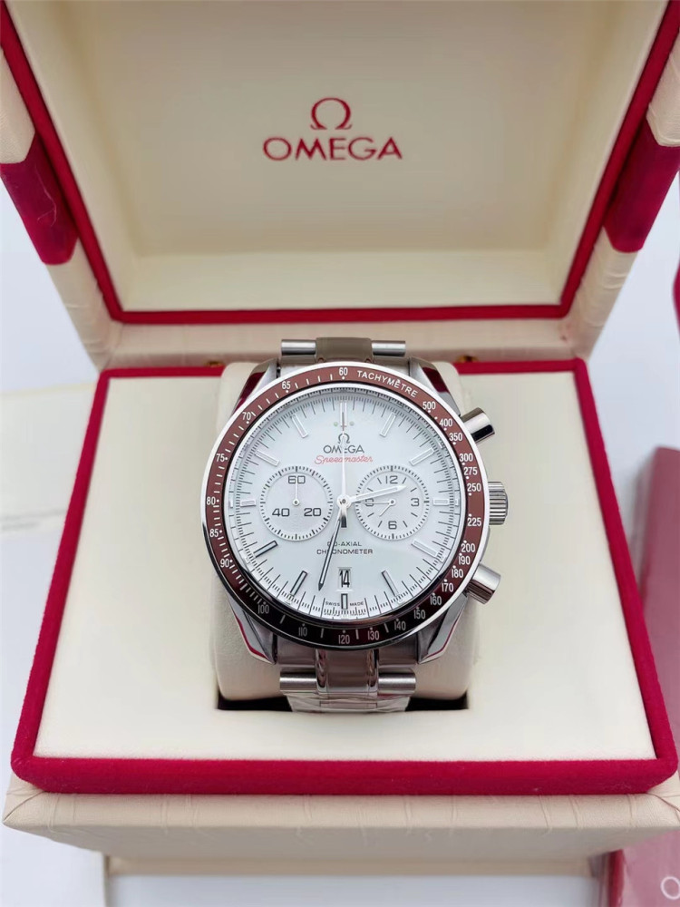 Men's Quartz Watch Chronograph 904L Stainless Steel 42mm-OG 65