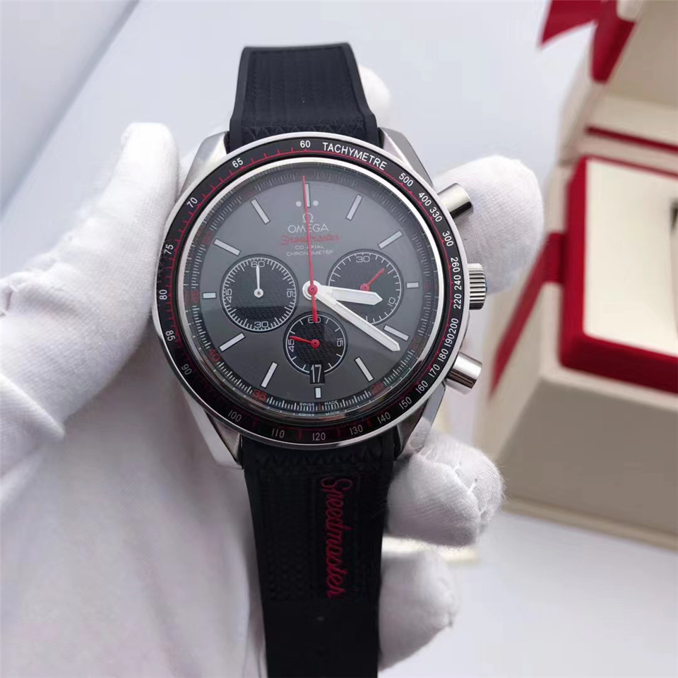 Men's Quartz Watch Chronograph 904L Stainless Steel 42mm-OG 69